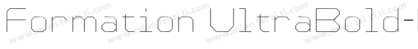 Formation UltraBold字体转换